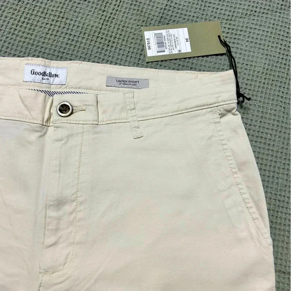 NWT Goodfellow & Co Flat-front Shorts | size 34 - Picture 2 of 4